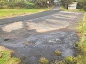 Bitumen emulsion from the Dolphin Point Reserve car park. Picture supplied 