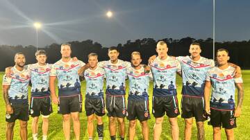 Milton Ulladulla players in their Anzac Day jerseys. Picture supplied 