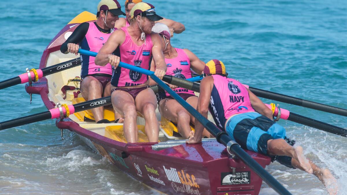 Australia's Premier surf boat event rows to Mollymook