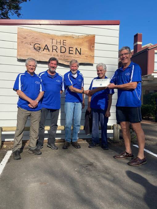 The Shoalhaven Fox Control Program volunteers Dick Payne, Michael Gleeson, Andrew Morgan and Ian Cross celebrated the milestone of having 121 fox baits taken from three properties in the northern Shoalhaven over the last 12 months with Peter Jirgens, the Northern Project Leader.