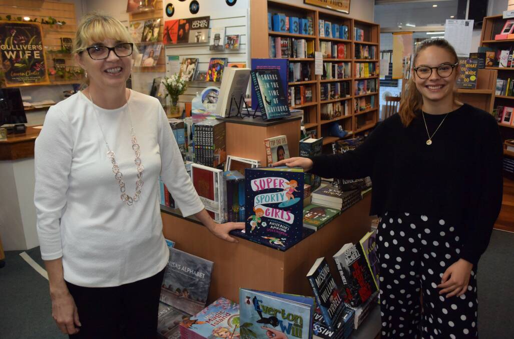 Michelle and Mikaela from Ulladulla's Harbourside Bookshop..