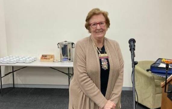 Vice-President of Mollymook VIEW Club, Fay Kastelein, spoke about the recent VIEW National Convention in Hobart which she attended with two other members of the Mollymook VIEW Club. Picture supplied