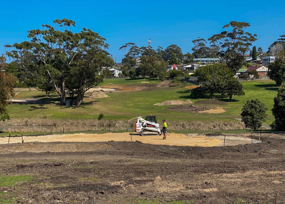  Mollymook Golf Club's course redevelopment. Image supplied