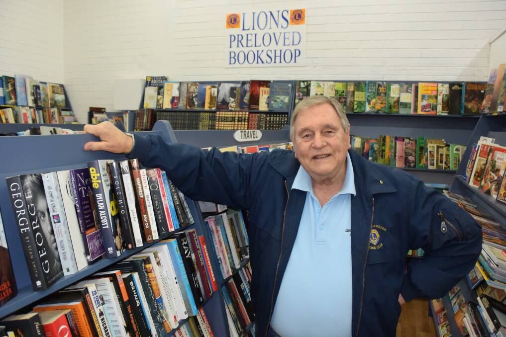 Volunteer Gerry Halliday has been a Lions Club member for 20-years and has volunteered in the bookshop since it opened.