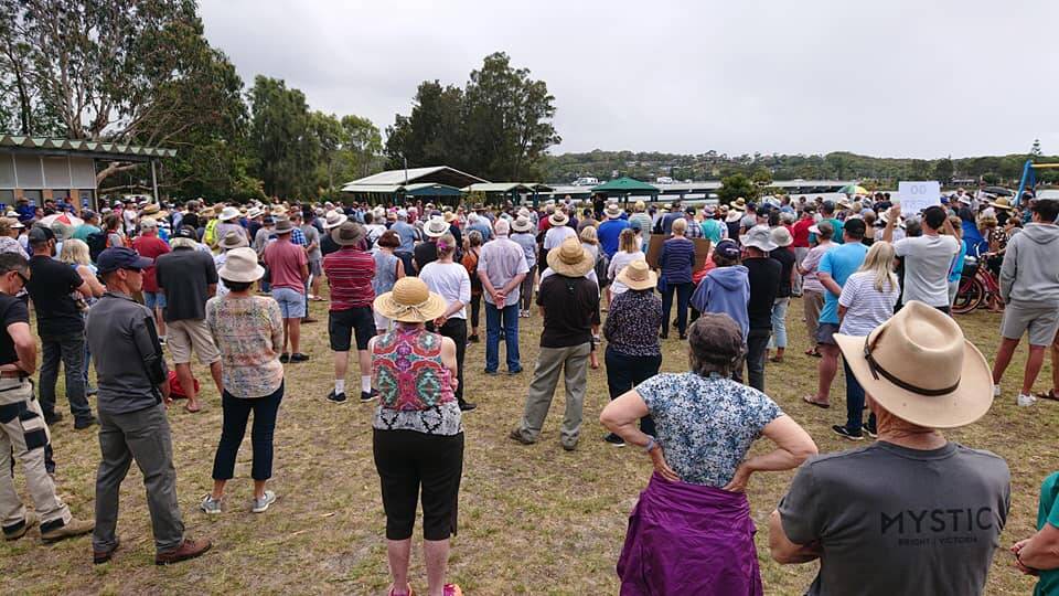 The Burrill Lake Community Association held a well supported bypass rally last year.