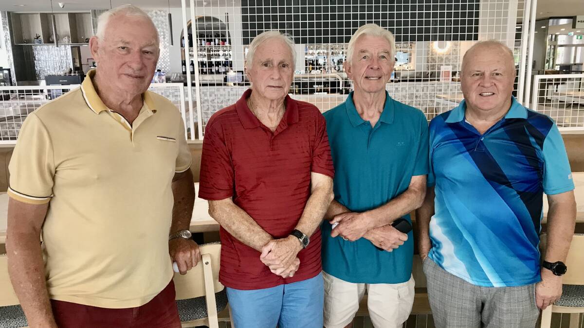 From left - Graham Sweet, Bernie Sands, Michael Peacock and Paul Pfeiffer. Picture supplied 