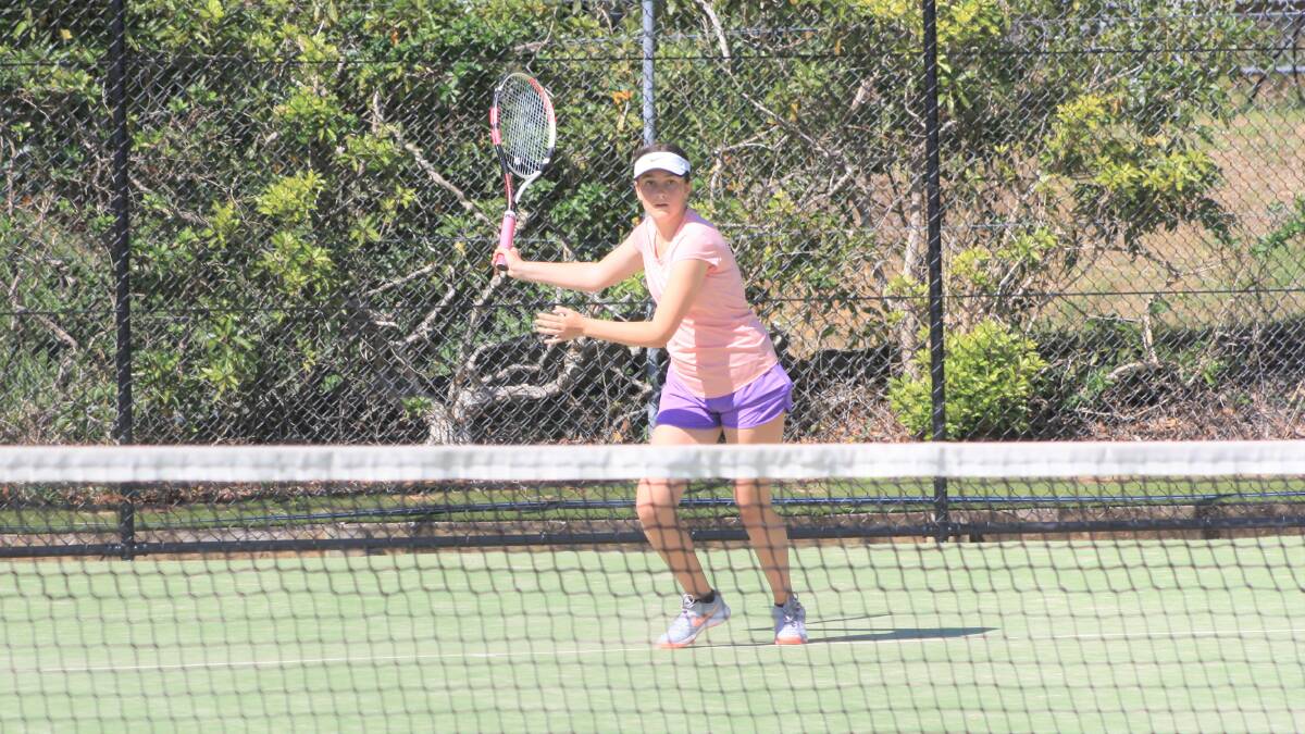 Let's get started: Emily Upsall all ready for the return of Milton Ulladulla District Tennis Association junior competition for 2020.