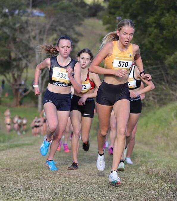  Lily Winward leads the way. Photo: NSW Athletics 
