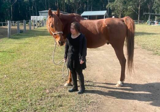 Say Neigh Day VIP Talitha Yan with Harry an eight-year old Arabian gelding. Talitha has been doing equine assisted learning and trail riding rehabilitation for four years at Bella Cavallo. Come and hear Talitha's story of hope and healing as well as many others on 'Say Neigh Day'.