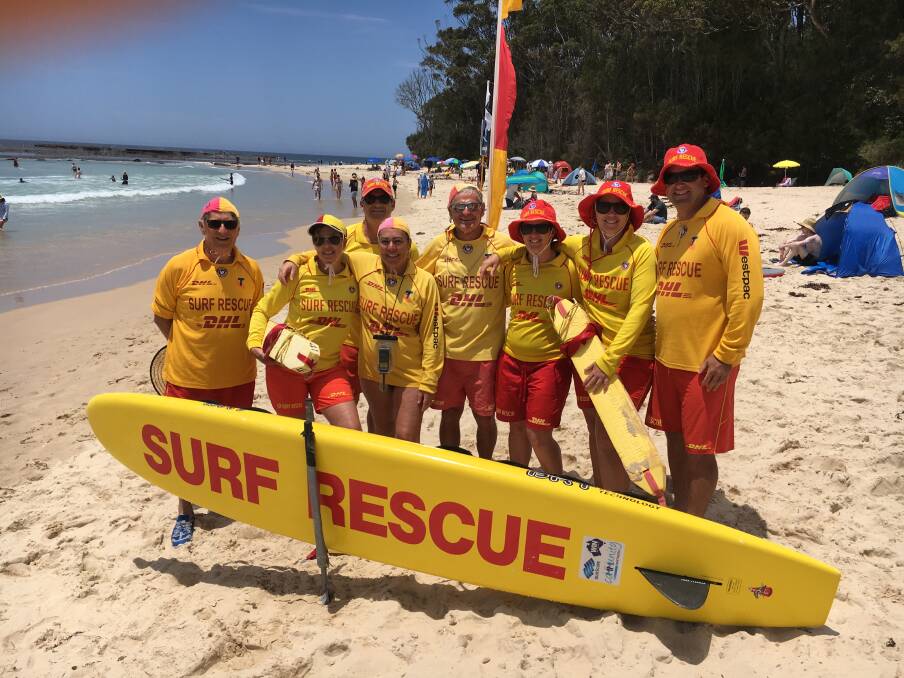 Volunteers are ready to make sure you have a safe swim.