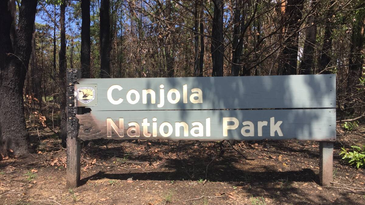 6. Burnt Conjola National Park sign landscape