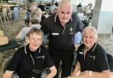 Legacy representatives from left Shirley Allison, Peter Davis, and Robyn Shepherd. Picture supplied 