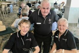 Legacy representatives from left Shirley Allison, Peter Davis, and Robyn Shepherd. Picture supplied 