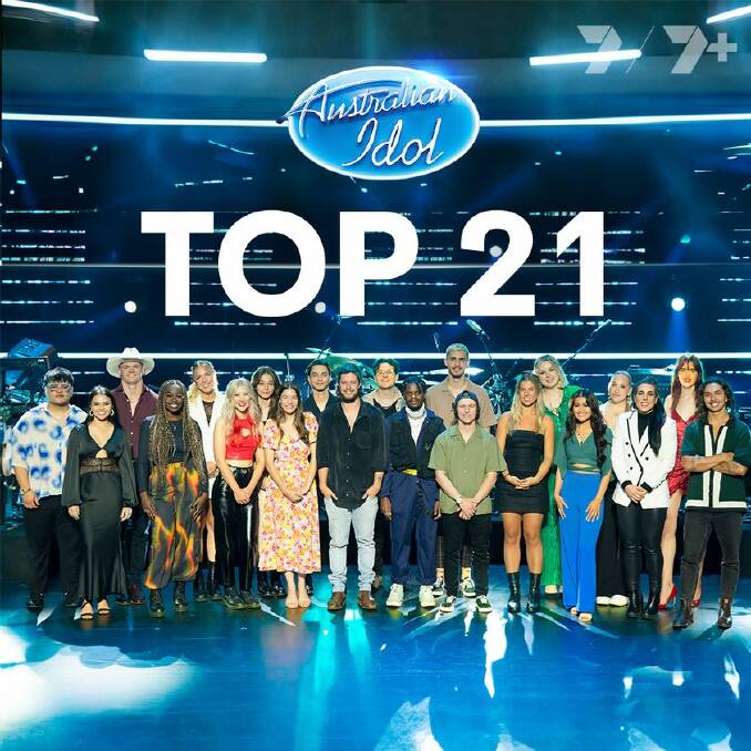 Burrill Lake's Australian Idol contestant Isaac McCallum is in the top 21 section. Picture supplied