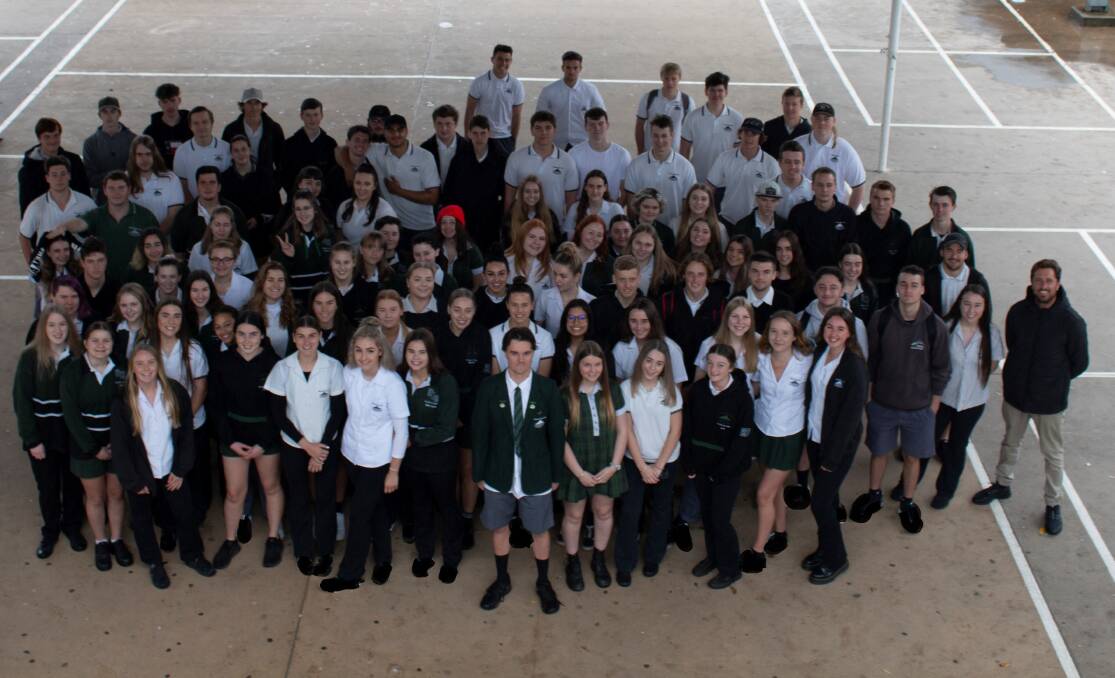 GOOD LUCK: The Ulladulla High Year 12 students start the HSC today.