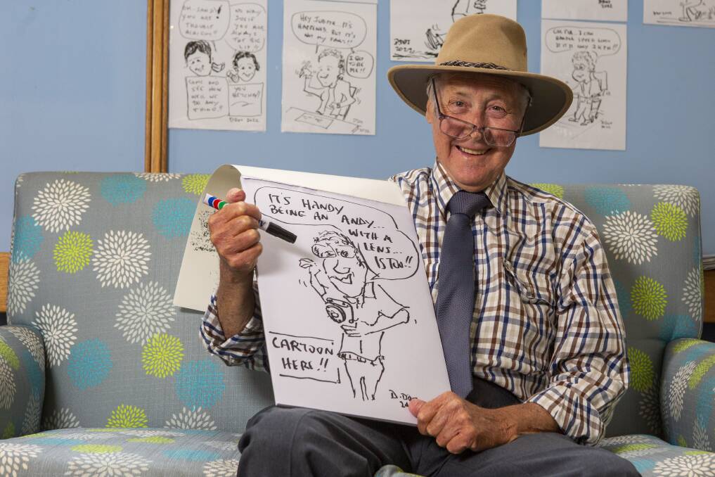 Brian Todd is thenew artist in residence at IRT Sarah Claydon Aged Care Centre in Milton.