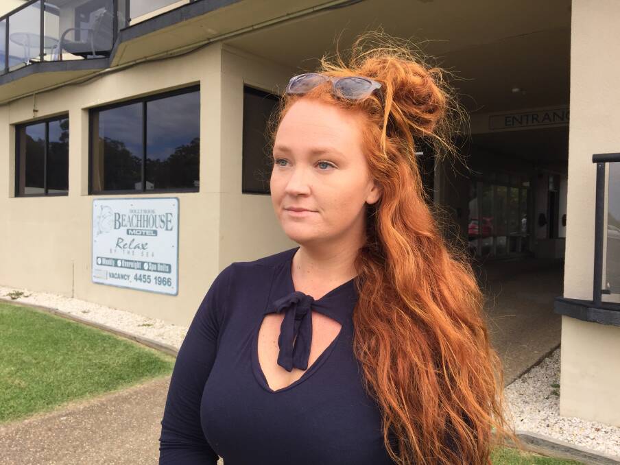 Manager of Mollymook's Beachhouse Motel Kimberley Peat says her business is facing a mysterious radio wave issue. 