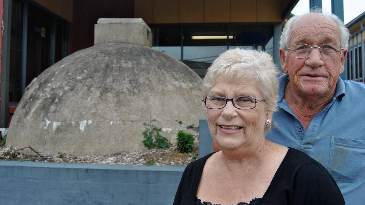 DOMED: Milton Ulladulla Historical Society members Lyn Merrin and Noel Turnbull are compiling a list domed-beehive wells in the area.