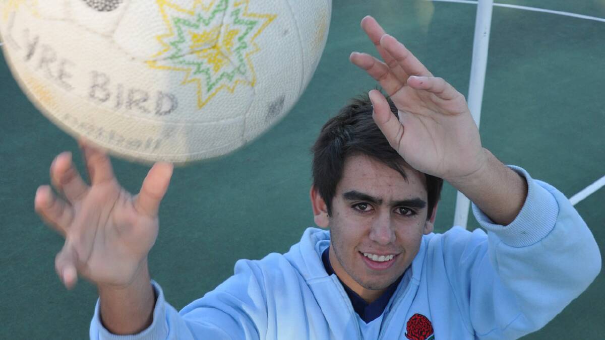 LET’S PLAY BALL: Nowra’s Sean Gray has made a name for himself in men’s netball.